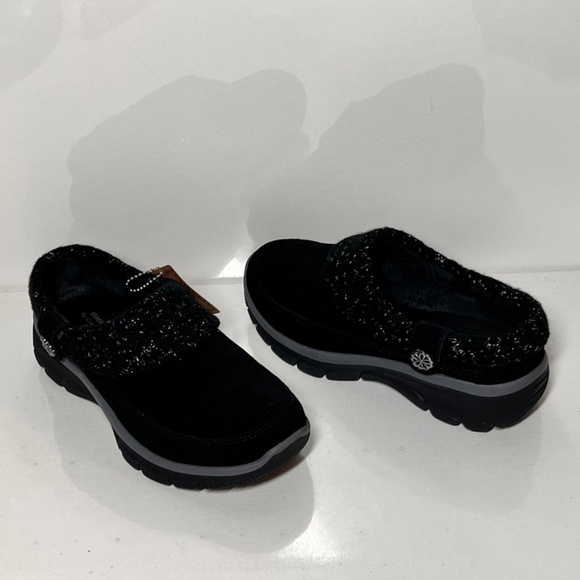 Skechers Full Bloom Easy Going Water-Repellent Suede Clogs - Picture 2 of 7